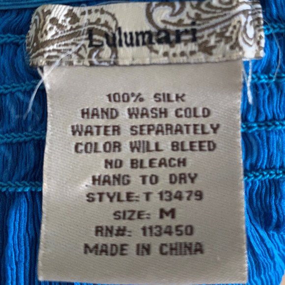 Lulumari Silk top - Picture 4 of 4